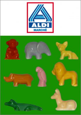Animaux Couleur Pastel - 8 F�ves Brillantes - Aldi - 2026