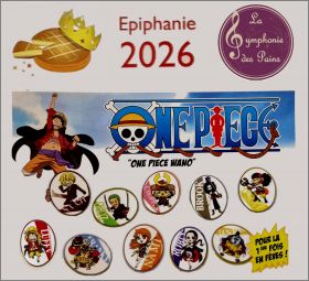 One Piece Wano - 10 F�ves plates - en boulangerie - 2026