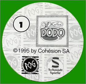 Dodo, le retour - 70 pogs WPF Schmidt - 1995 Allemagne