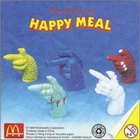 Pistolet � eau - 4 jouets Happy Meal - McDonald's 1999