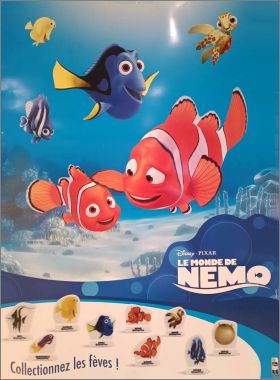 Le Monde de Nemo Disney/Pixar 9 F�ves plates Brillantes 2025