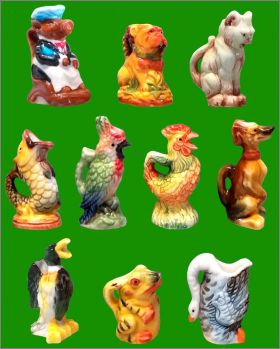 Pichets animaux barbotine - F�ves 10 - Alcara/Epi folie 2008