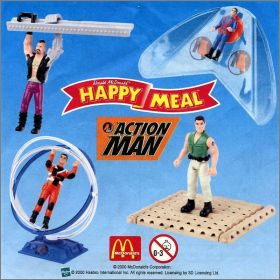 Action Man (Hasbro) 4 figurines Happy Meal - McDonald's 2000
