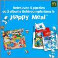 Les Schtroumpfs - 5 puzzles - Happy Meal McDonald's - 2026