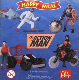 Action Man (Hasbro) 4 figurines Happy Meal - McDonald's 2001