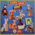 Belle et le Clochard  8 Peluches Happy Meal McDonald's 2001