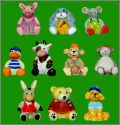 Doudous appr�t�s - 10 f�ves mates - Alcara - 2018
