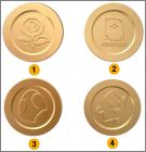 Collection  des pi�ces dor�es