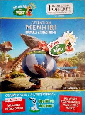 Parc Ast�rix Paris -  2 magnets -  2019 et 2020