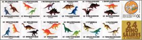 Dinosaures - 24 figurines  3D - Virgin Surpriz - 1996