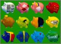 Mes tirelires - 12 f�ves brillantes - Arguydal - 2023