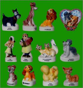 La Belle et le Clochard  Disney - 12 Fves Arguydal - 2002