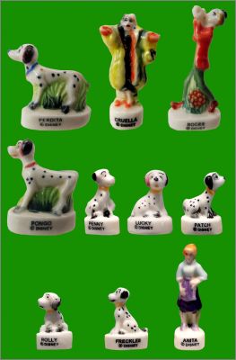 101 Dalmatiens - 10 Fves brillantes - Arguydal - 1996