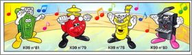 Instruments de musique Kinder K99-78 � K99-81 - 1999