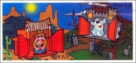 Ch�teau et saloon - kinder surprise - K04-8 et K04-9