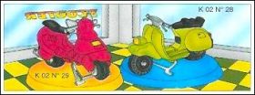 Scooters - Kinder Surprise - K02-28 et K02-29