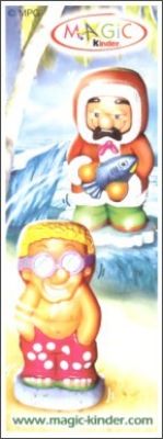 Double face - Esquimau / vacancier - Kinder - C96