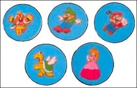 Super Mario - Nintendo - Pogs 1992