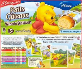 Winnie l'Ourson - 2me srie - 6 Magnets  - Brossard - 2011