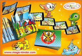 Mini Livre - Kinder - Animaux Renverss - NV164