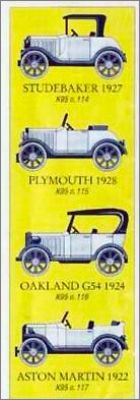 Voitures en m�tal - Kinder surprise - K95-114 � K95-117