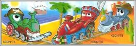 Locomotives - Kinder K00-74  K00-76