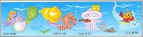 Animaux de la mer - Kinder K00-95 à K00-98