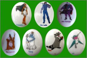Pocahontas Disney - 7 Fves Mdaillons - Arguydal - 1996