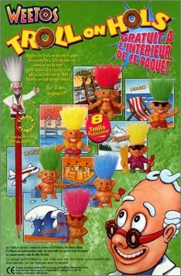 Troll on Hols - 8 Figurines - Crales Weetos - 1999