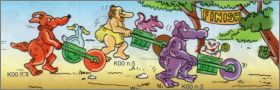 Course de brouettes - Kinder Surprise - K00-3  K00-5 2000