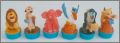 Le Roi Lion Disney - Figurines Toppers Smarties Nestl  1999