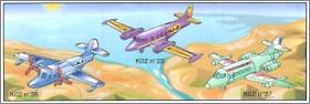Avions de ligne - Kinder - K02-25  K02-27
