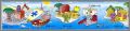 Diorama L'�le au tr�sor Kinder surprise K99-41 � 42, 49 � 51