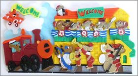 Sourisville - Le train Puzzle - Kinder - K99-6  K99-11