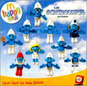 Les Schtroumpfs - Peluches Happy meal - Mc Donald