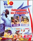 Rio - 5 Magnets - Yoco  boire - Nestl - 2011