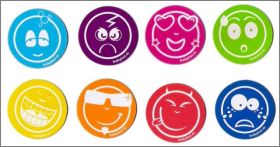 Smiley - 8 Magnets - Babybel - 2007