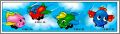 Avions rigolos - Kinder surprise - K98-33 � K98-36 - 1997