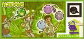 Ballons en papiers - kinder Natoons - DC014  DC017