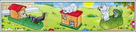Animaux et leur maison - Kinder - K99-24 � K99-26 - 1999