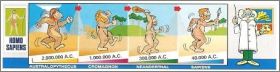 Evolution de l'homme - Kinder surprise - K97-51  K97-54
