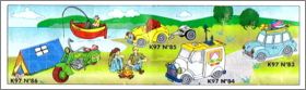 Camping - Kinder surprise - K97-83 � K97-86 - 1997