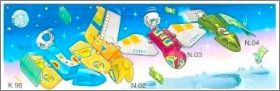 Navettes spaciales - Kinder surprise - k98-1  K98-4