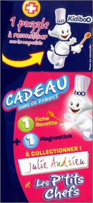 Julie Andrieu et Les petits chefs Magnestick puzzle Kidiboo
