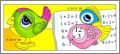 Poisson et Oiseau loupe - Kinder surprise - k04-88 et k04-89