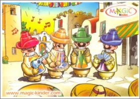 Mexicains Musiciens - Kinder - C127  C130 Marron Clair