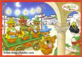 Mexicains Musiciens - Kinder - C127  C130 Marron Fonc