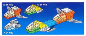 Navettes spaciales - Kinder surprise : K94-59  K94-61