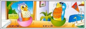 Culbuto -Kinder surprise K97-49 et K97-50