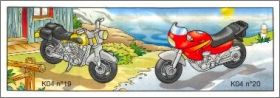Motos -Kinder surprise - K04-19 et K04-20